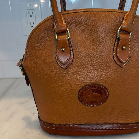 Dooney & Bourke Bag Purse Handbag Pebbled Leather Norfolk Satchel Tote Bag - Picture 2 of 16